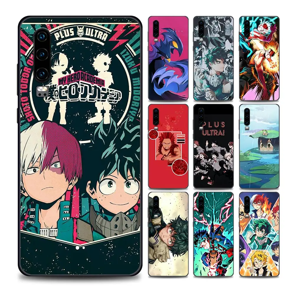 

Anime My Hero Academia Phone Case for Huawei P10 Lite 20 30 40 Lite E Pro Plus 50 Pro P Smart Z Soft Silicone Cover Coque