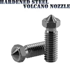 Форсунка Volcano из закаленной стали 1,75 мм M6 для высокотемпературной 3d-печати или наполнителя из углеродного волокна для E3D Volcano Sidewinder X1