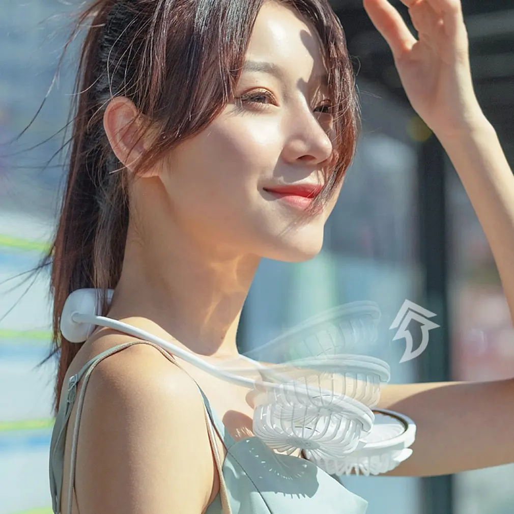

WS36 Multifunctional Hanging Neck Fan USB Charging Mini Hanging Neck Fan Outdoor Sports Fan Air Cooler Sale
