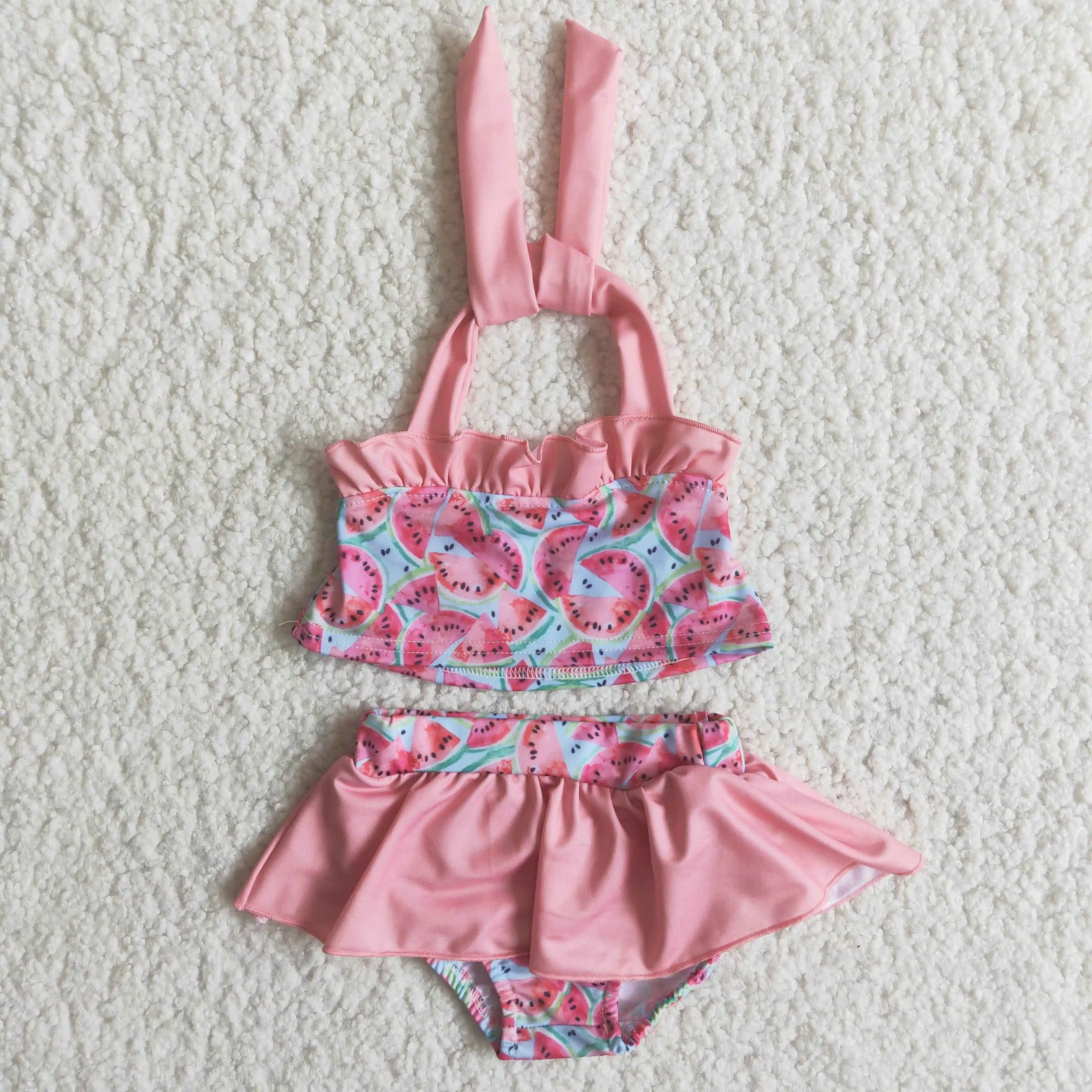 

Summer 2pcs Baby Girls Watermelon Print Set