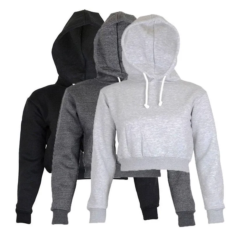 

New Fashion Casual Womens Plain Hangover Solid Top Hooded full length Sleeves Hoodies Sweatshirt Coat Sports Pullover Tops Hoody