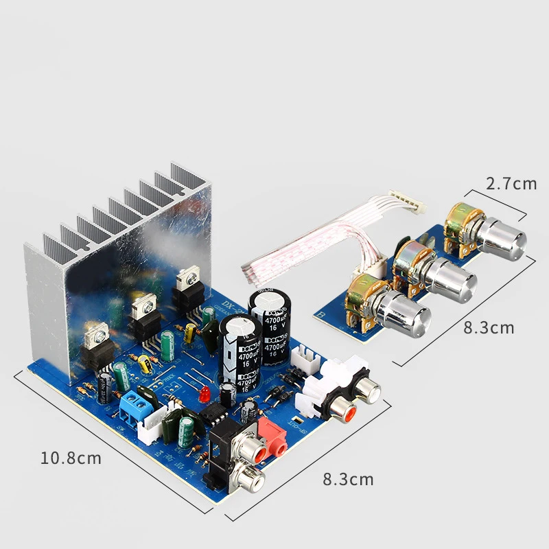 2 1 канальный классический электрический контур TDA2030 аудио усилитель плата