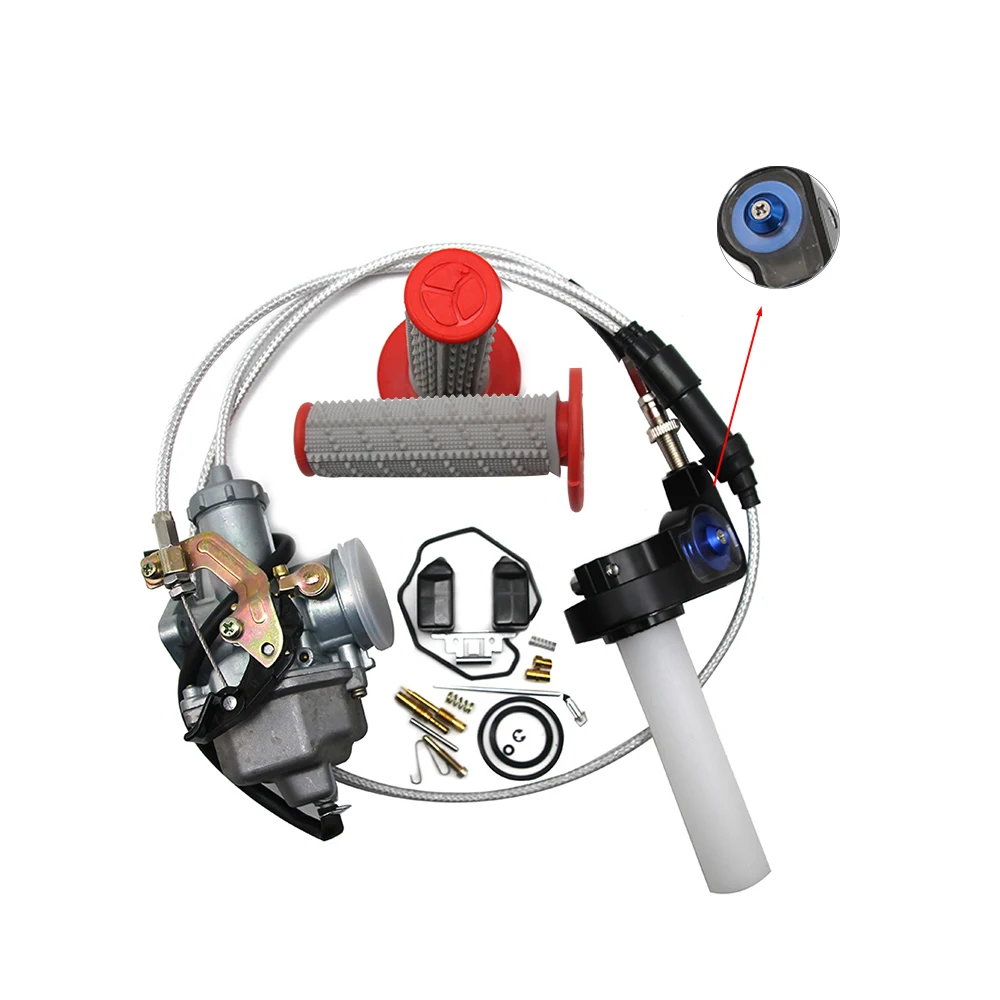 Карбюратор ALconstar Keihin Auto PZ30 30 мм + комплекты для ремонта рукоятка ручки дроссельной