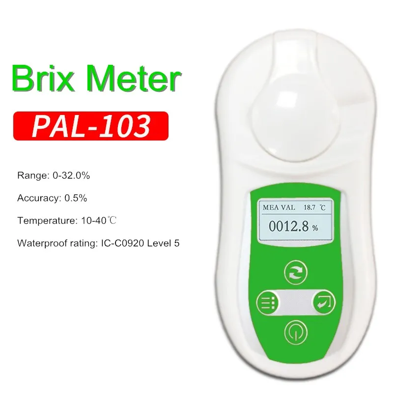 Брикса-метр цифровой мерный измеритель фруктов высокоточный детектор