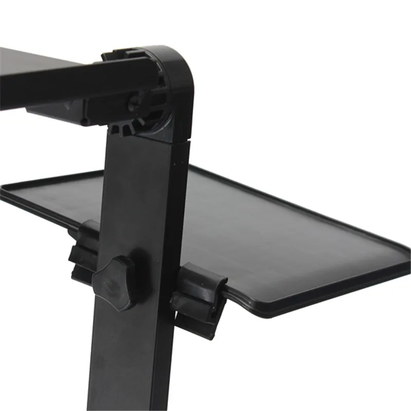 

Aluminum Laptop Folding Table Computer Desk Stand for Bed 360 Degree Rotation MultiFunctional Portable Table 52.5x26.4x5cm