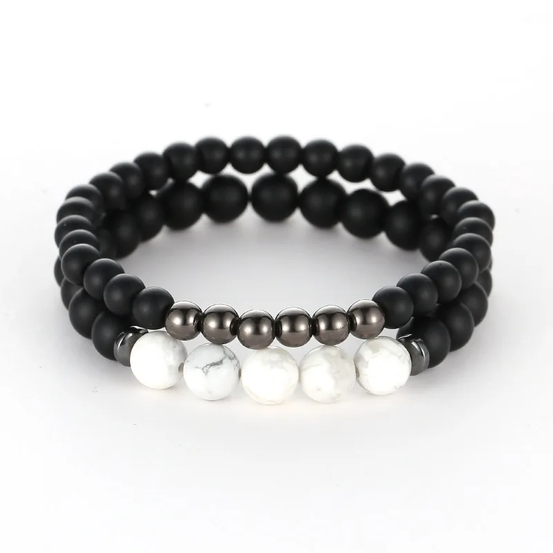 2019 черный абразивный камень Будда бусины модные ювелирные изделия Шарм 5