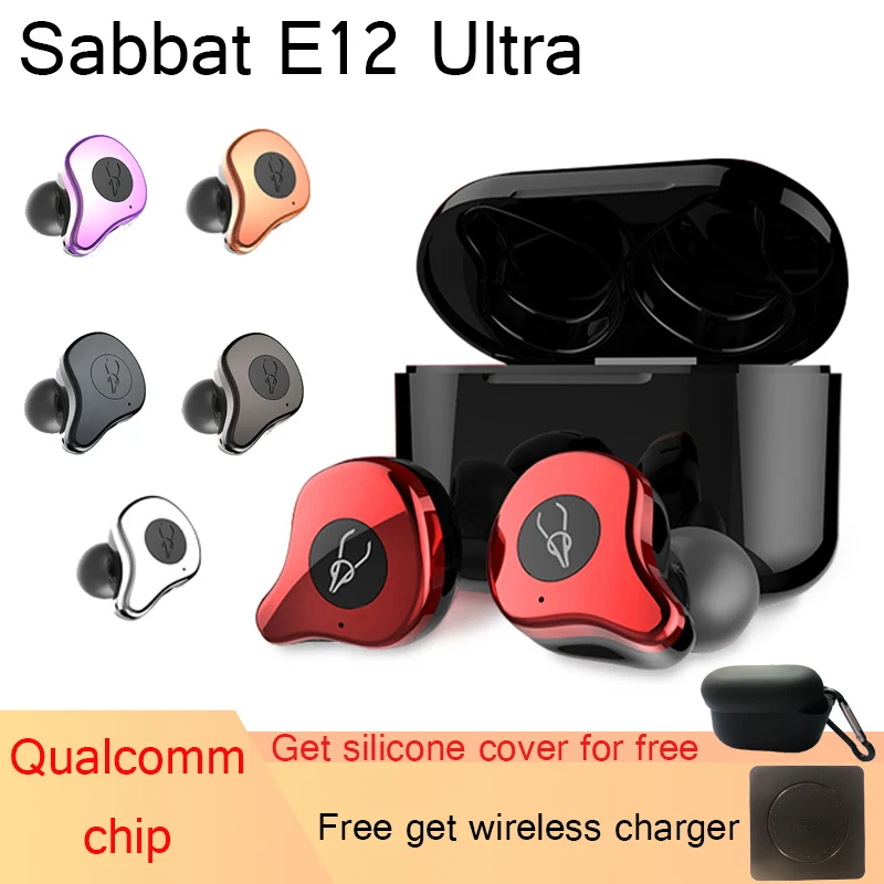 Беспроводные наушники Sabbat E12 Ultra APTX спортивные Tws с Bluetooth 5 0 шумоподавление стерео