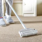 Длинная ручка выдвижной отрывной липкий бумажный ролик для пола липкий ковер для волос с пылью липкая щетка для липкий ролик волос