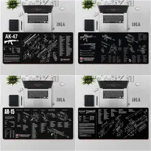 Maiya High Quality TEKMAT AR15 AK47 laptop Gaming mouse pad Free Shipping Large Mouse Pad Keyboards Mat