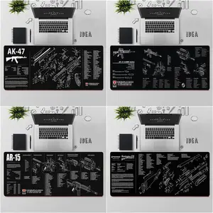 maiya high quality tekmat ar15 ak47 laptop gaming mouse pad free shipping large mouse pad keyboards mat free global shipping