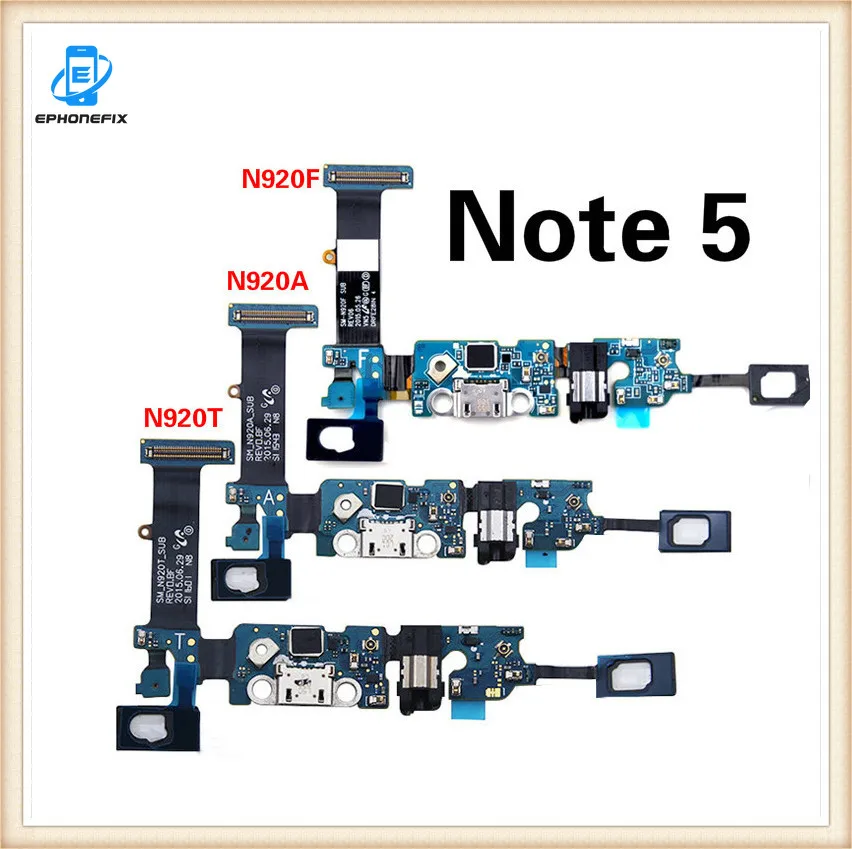 1 шт. оригинальный зарядный порт USB гибкий кабель для Samsung Galaxy Note 5 N920A N920P N920T N920V N920F