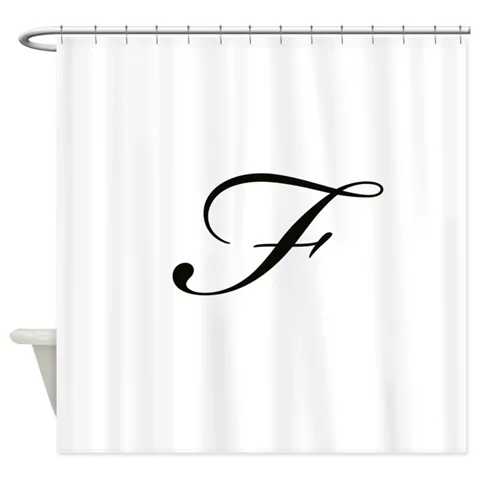 Bickham Script Monogram W занавеска для душа-декоративная ткань занавеска для душа(6" x 70" - Цвет: 3