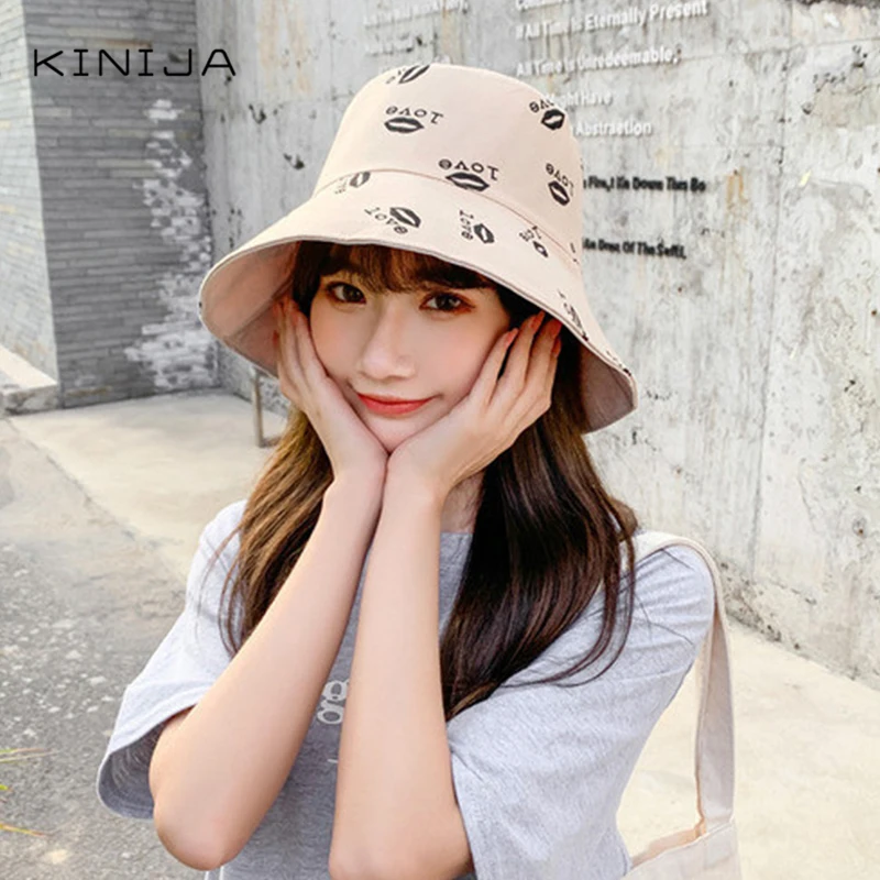 Весенне-летняя шляпа в рыбацком стиле для девочек Корейская версия