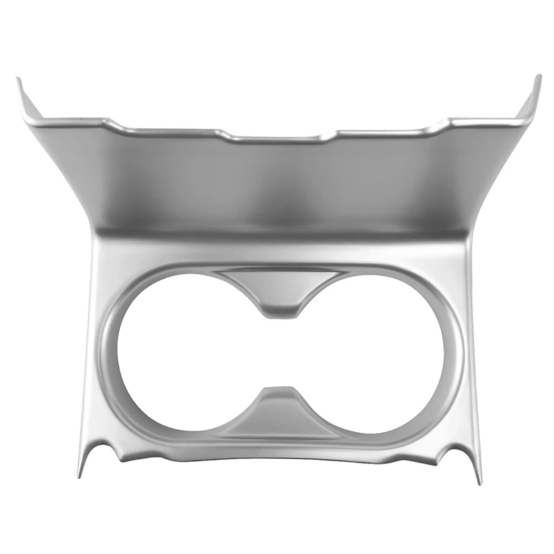 

ABS Chrome Water Cup Holder Frame Decoration Cover Trim Stickers for Mazda CX-5 CX5 2017-2021 Car Accessories Styling