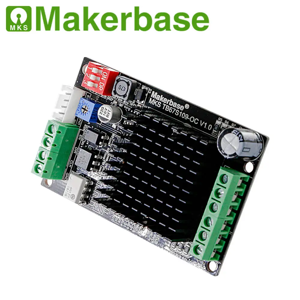 Драйвер шагового двигателя Makerbase MKS TB67S109_OC детали для 3D принтера внешний драйвер с