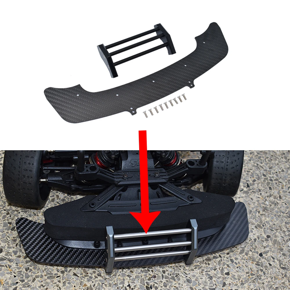 

ARRMA 1/7 INFRACTION 6S BLX -ARA109001 Monster TRUCK GPM carbon fiber Front Chassis + metal Front bumper #ARA320520