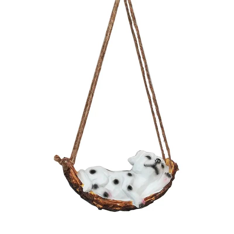 Длинные садовые качели WU CHEN статуэтка животного из смолы ремесла Рождественская