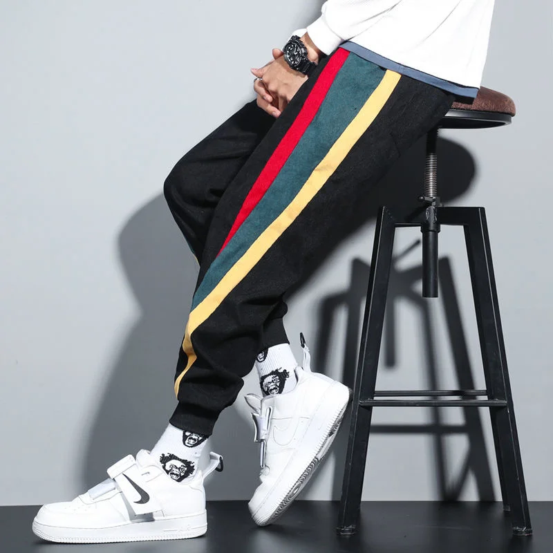 

Men's Trousers Leggings Corduroy Harlan Pants Casual Autumn Winter Hip Hop Tidal Current Streetwear Time Limited Free Shipping