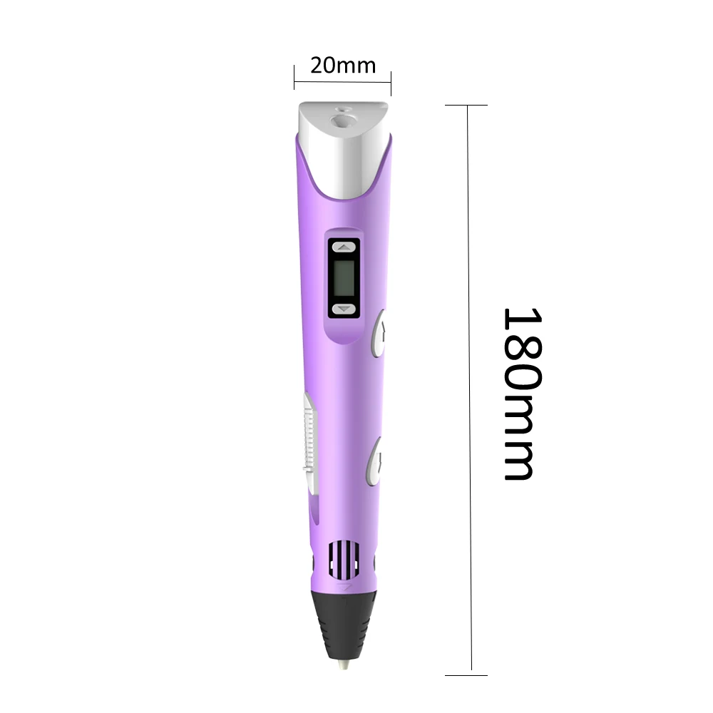 Digital Display Intelligent 3D Printing Pen High Temperature Graffiti Painting Pens with USB Cable Educational Toys Gift | Инструменты