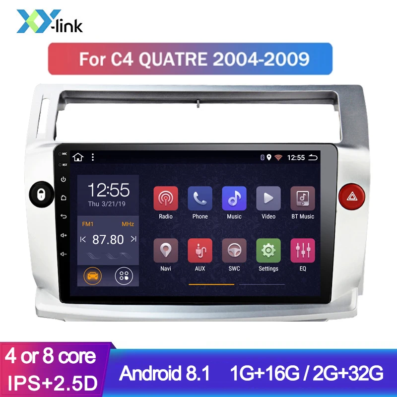 Автомобильный dvd-плеер 9 дюймов Android 8 1 радио аудио стерео мультимедиа gps-навигация