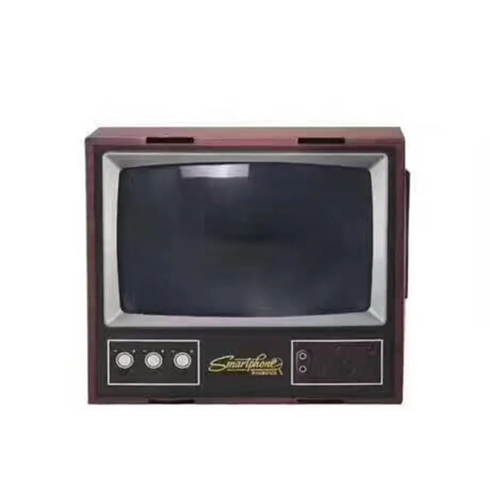 

2020 Retro TV Phone Screen Video DIY Enlarger Amplifier Magnifier Retro TV Appearance 3D Phone Screen Magnifier Stereoscopic#y30