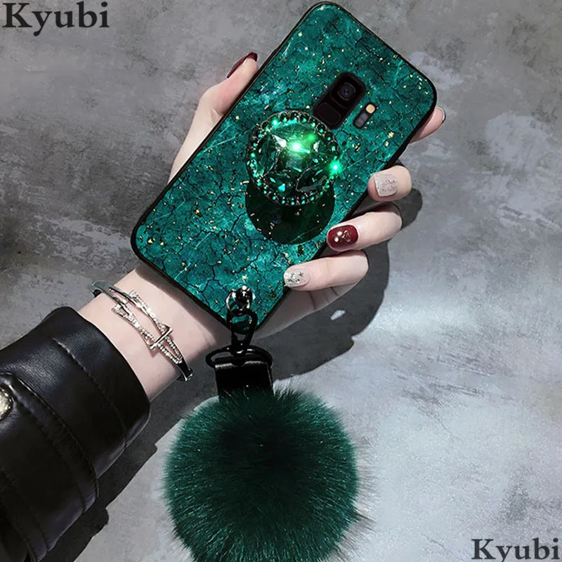 Satnd чехол для samsung Galaxy A6 A8 плюс A7 A9 A5 A6S A8S глянцевый чехол для samsung Galaxy A10 A20 A30 A40 A50 A60 A70
