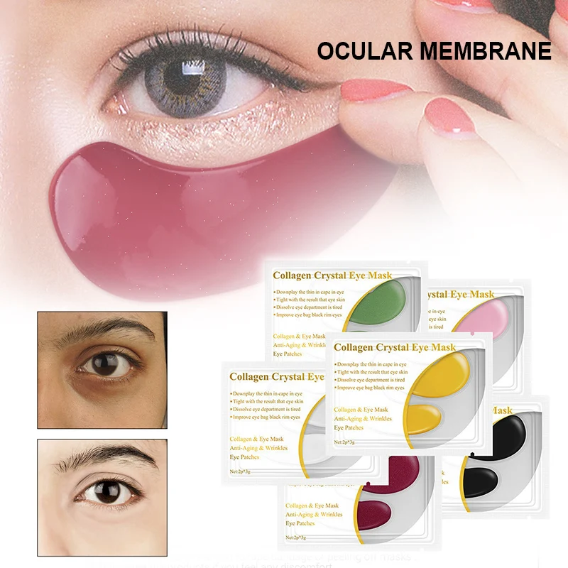 10 пар коллагеновая маска для глаз удаления мешков под глазами увлажняющая против