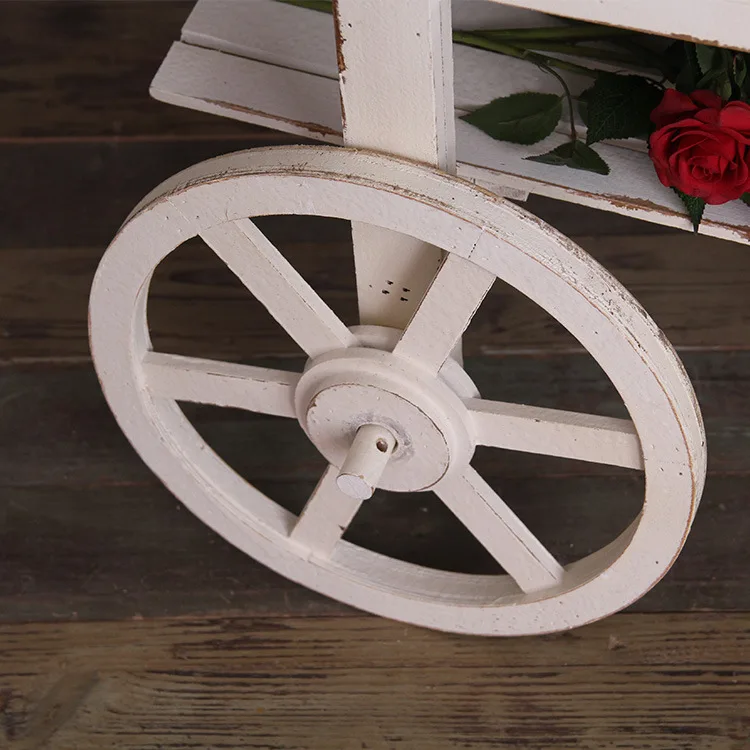 

Creative Home Furnishing Soft Decoration Blackboard Wooden Trolley Shelf Decoration without shipping 5.27