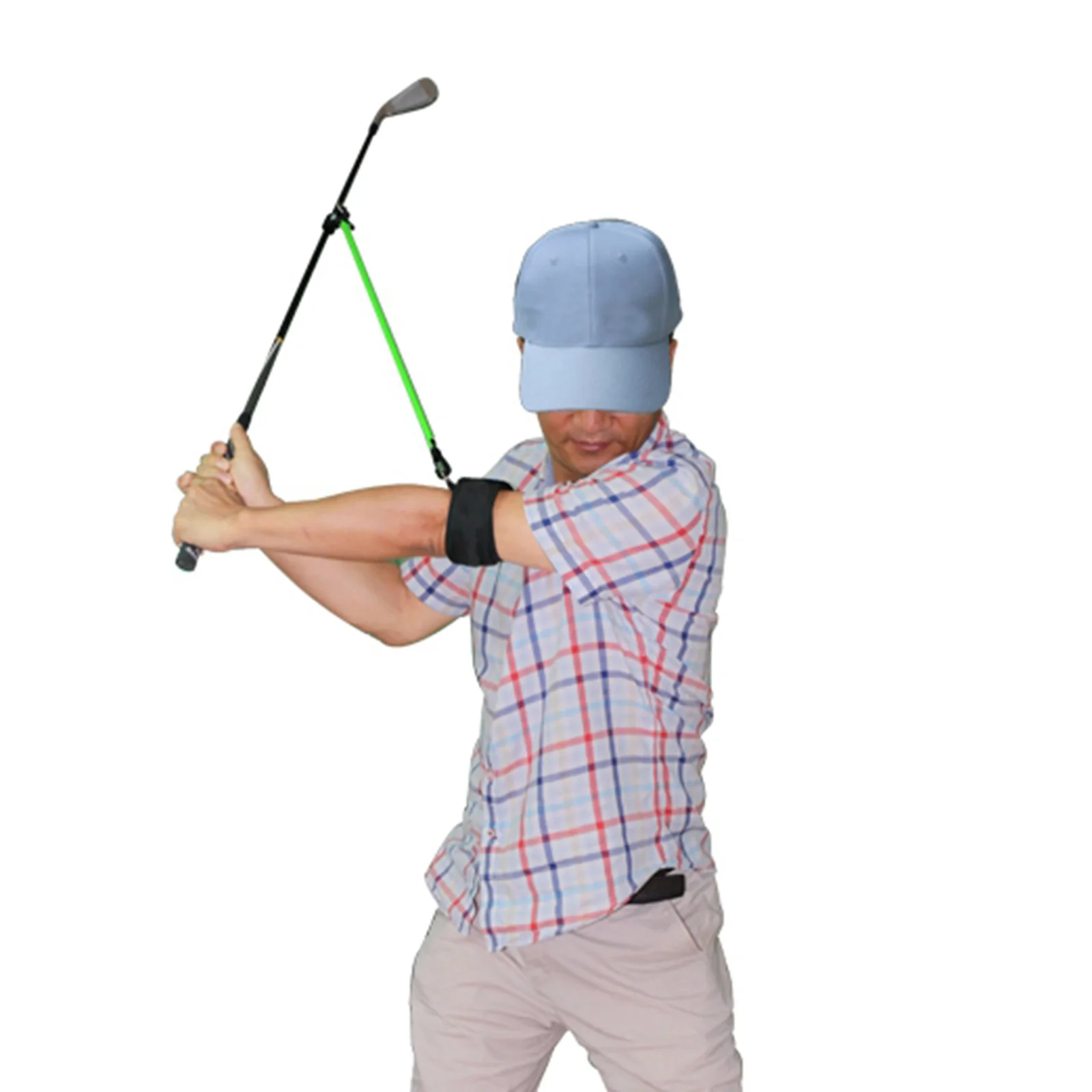 

Golf Swing Training Aids Swing Arm Posture Training Grip Professional Swing Teaching Aid Practice Tool for Beginner Kids