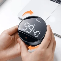 baseus magnetic countdown alarm clock kitchen timer manual digital timer stand desk clock cooking timer shower study stopwatch