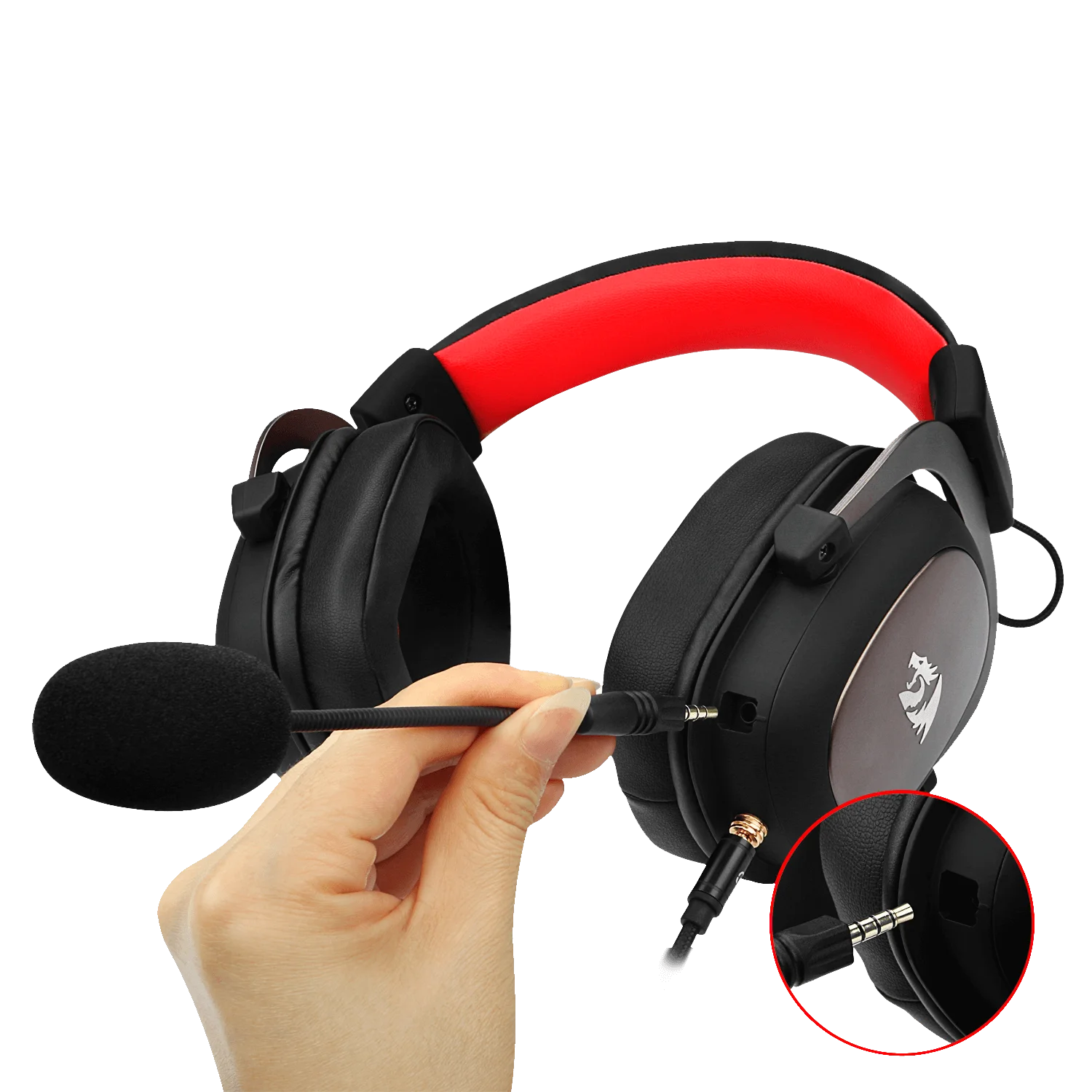 Redragon H510 Zeus Wired Gaming Headset 7.1 Surround Sound Multi Platforms Headphone Works PC Phone PS5/4/3 Xbox One/Series X NS |