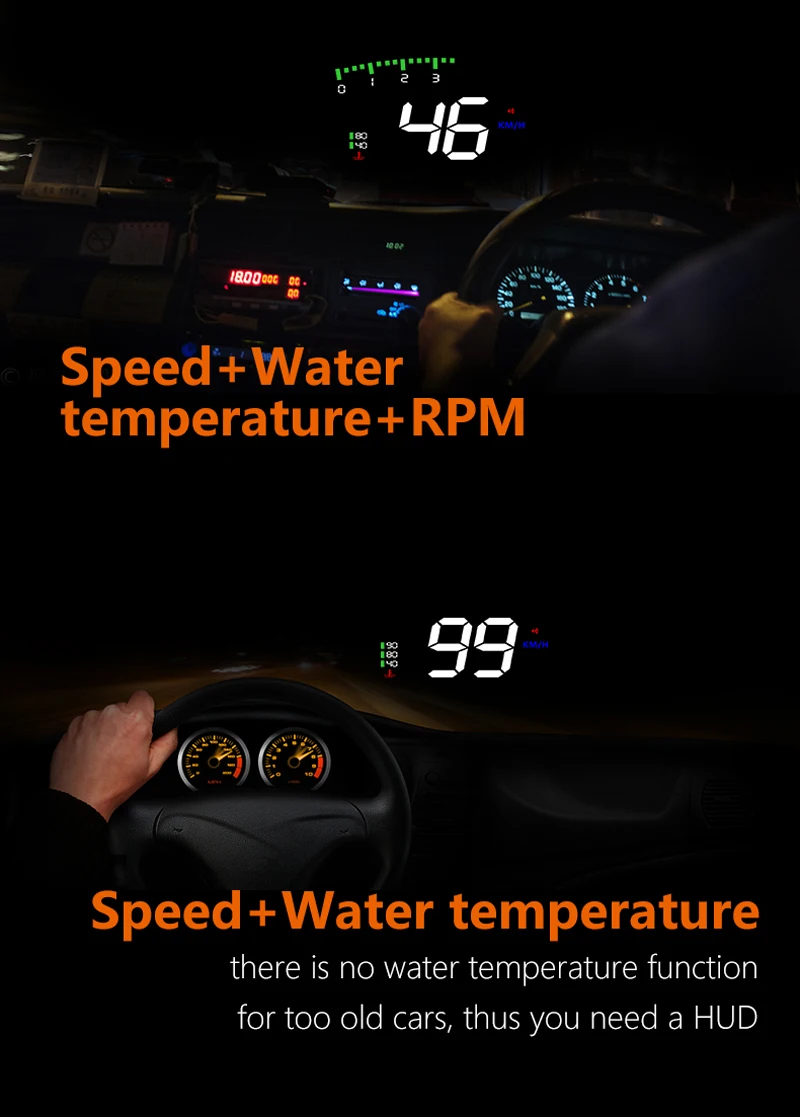 BigBigRoad автомобиля Hud Дисплей для peugeot 2008 208 3008 301 308 408 5008 508 4008 206 207 лобовое стекло проектор Предупреждение