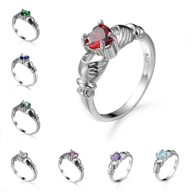 

Romantic Minimalist Zircon Ring Solitaire 925 Silver Rings for Women Engagement Ring Gemstones Jewelry