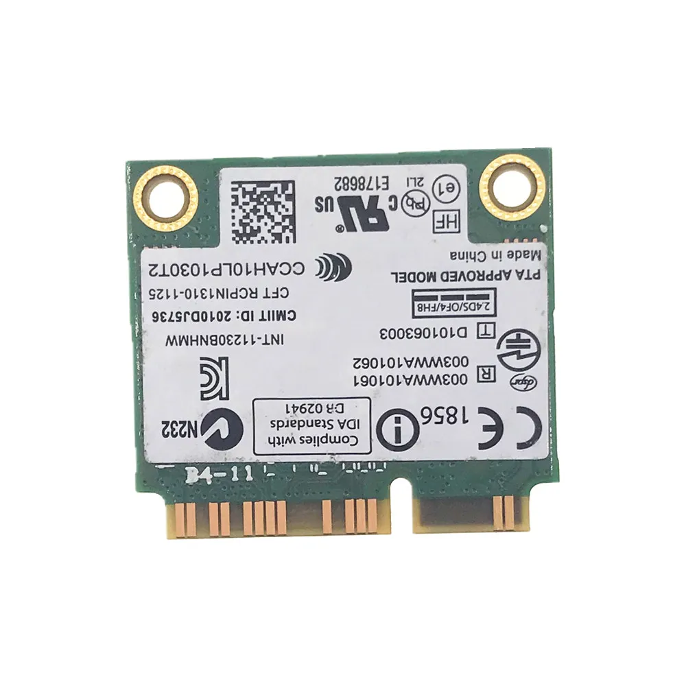 Wlan Wireless-N 130 wifi Support Bluetooth Adapter Mini PCI-E 802.11n Wifi Card for Intel Centrino 130BNHMW | Компьютеры и офис
