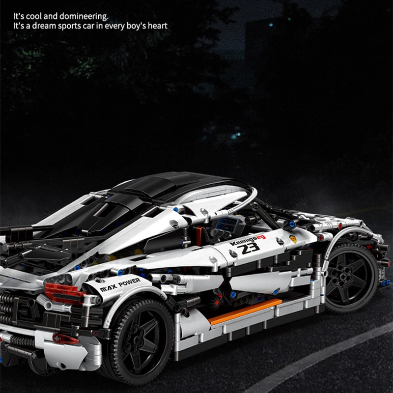 23002 Koenigseg One technic Супер гоночный автомобиль модель совместимая MOC 4789 lepinbricks lepinblocks