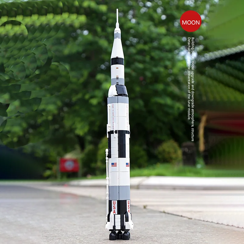 Набор строительных блоков для детей Mork Ideas Apollo Saturn V Launch пусковая пушка