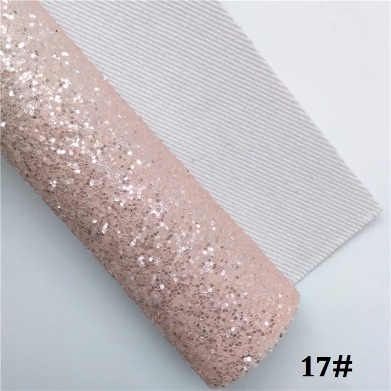 17 Блестящая блестящая ткань, 21X29 см, размер А4, Пастельная блестящая ткань, плотная блестящая кожа, виниловая ткань из искусственной кожи для бантов, GM664A - Цвет: 17