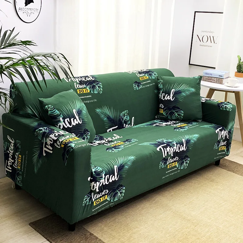 

Stretch Printing Sofa Cover Full Package Single Multi-seat Sofa Cover Dust Cover Modern Minimalist Polyester Fabric Four Seasons