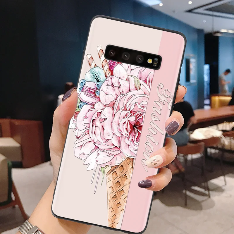 bjlhua Роскошные 3D крышка тиснения для samsung Galaxy A20e A70 A40 A50 A60 A30 A10 A3 A5 A7 A9 A6 A8 плюс S10 плюс S10e чехлы - Цвет: bjlhua