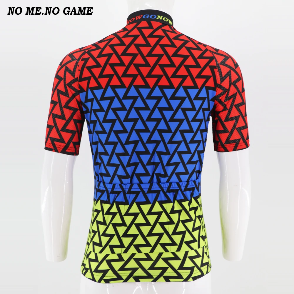 Геометрические классические велосипедные Джерси мужские ретро летние Желтые