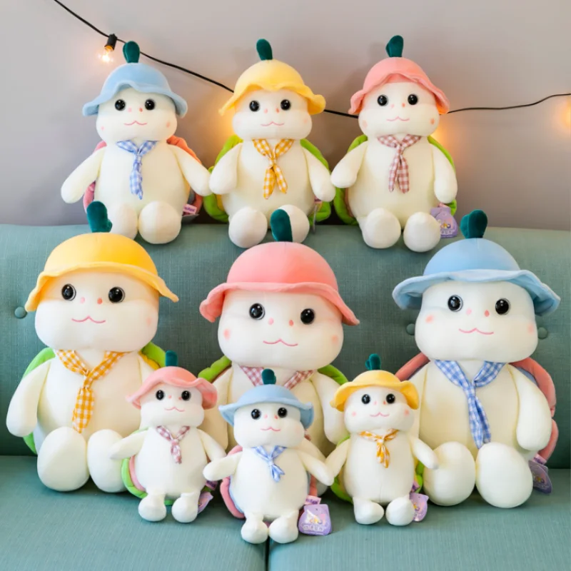 

Kawaiido Meat Turtle Plush Toy Cute Plush Soft Filling Little Turtle Sleep Accompany Doll Girl Birthday Room Decoration Gift Toy