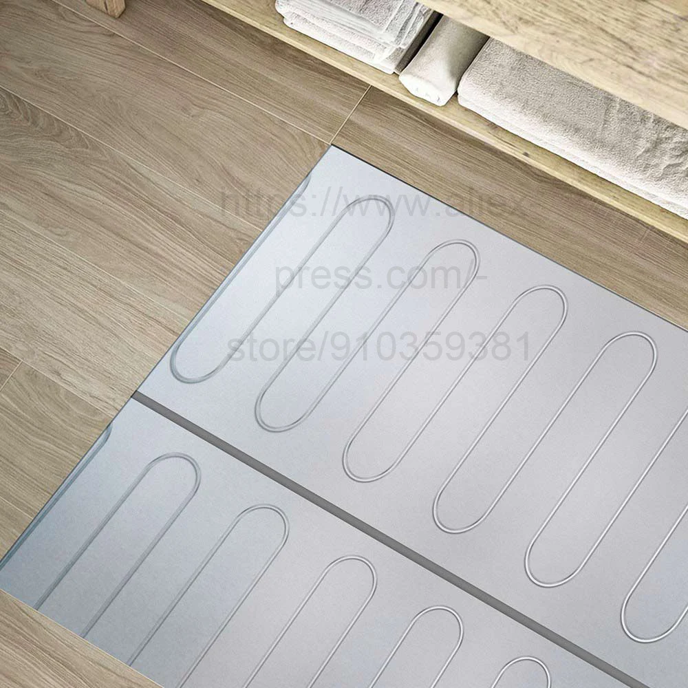 

Electric Underfloor Foil Mat Kit For Home Laminate Carpet Wood Approved Floating Floor Tiles 2.5M2 To 12 M2