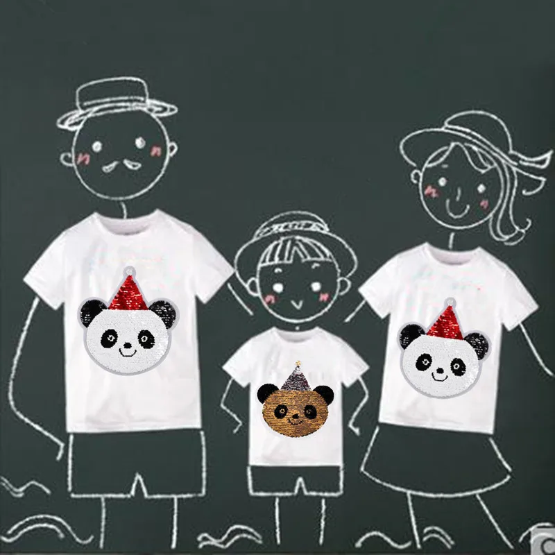 Нашивки Реверсивные изменения цвета блестки аппликация для одежды аксессуары