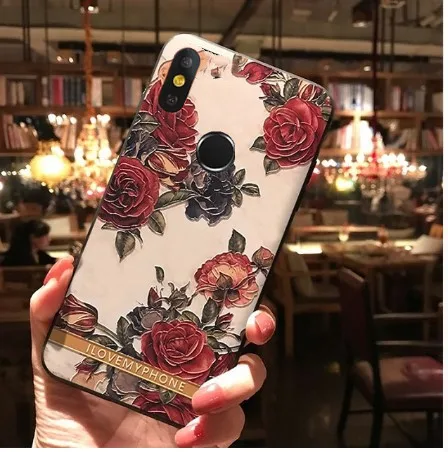 Чехол для Xiaomi Redmi Note 6 мягкий силиконовый чехол телефона из ТПУ с объемным