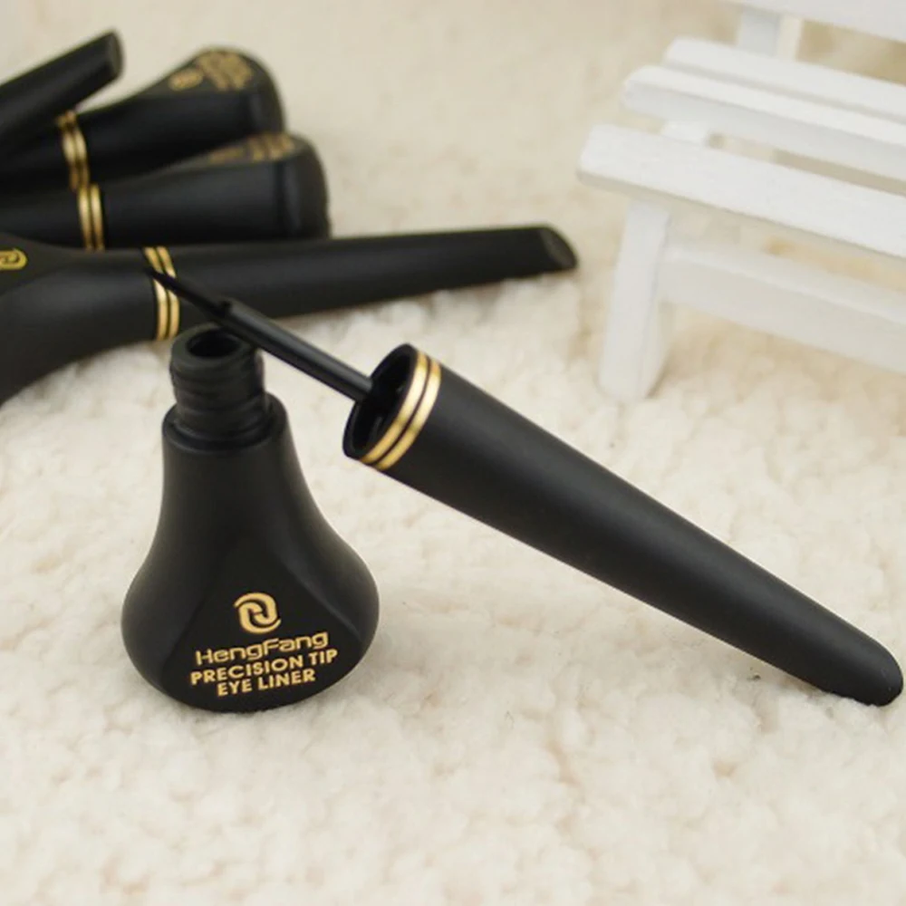 Профессиональная подводка для глаз макияж черная жидкая карандаш уход за