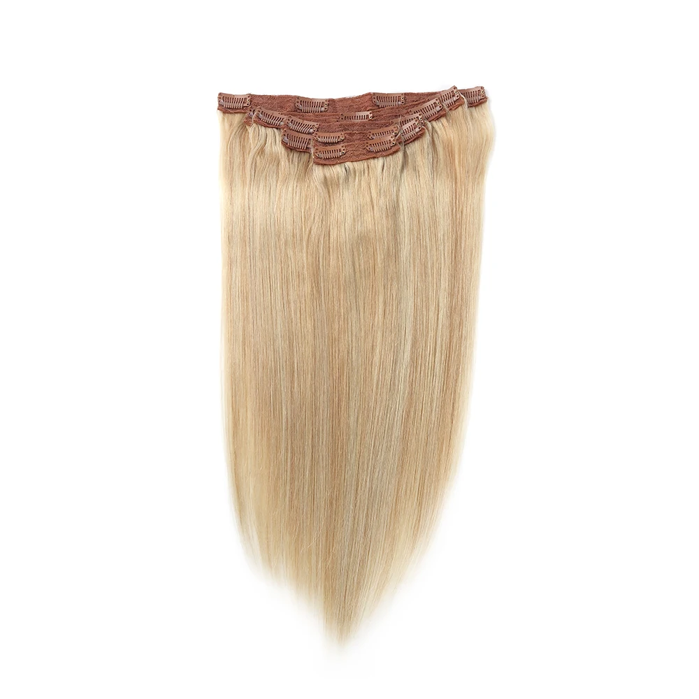 Sindra 7 шт./компл. 14 "-24" Волосы remy прямые волосы для наращивания на заколках |