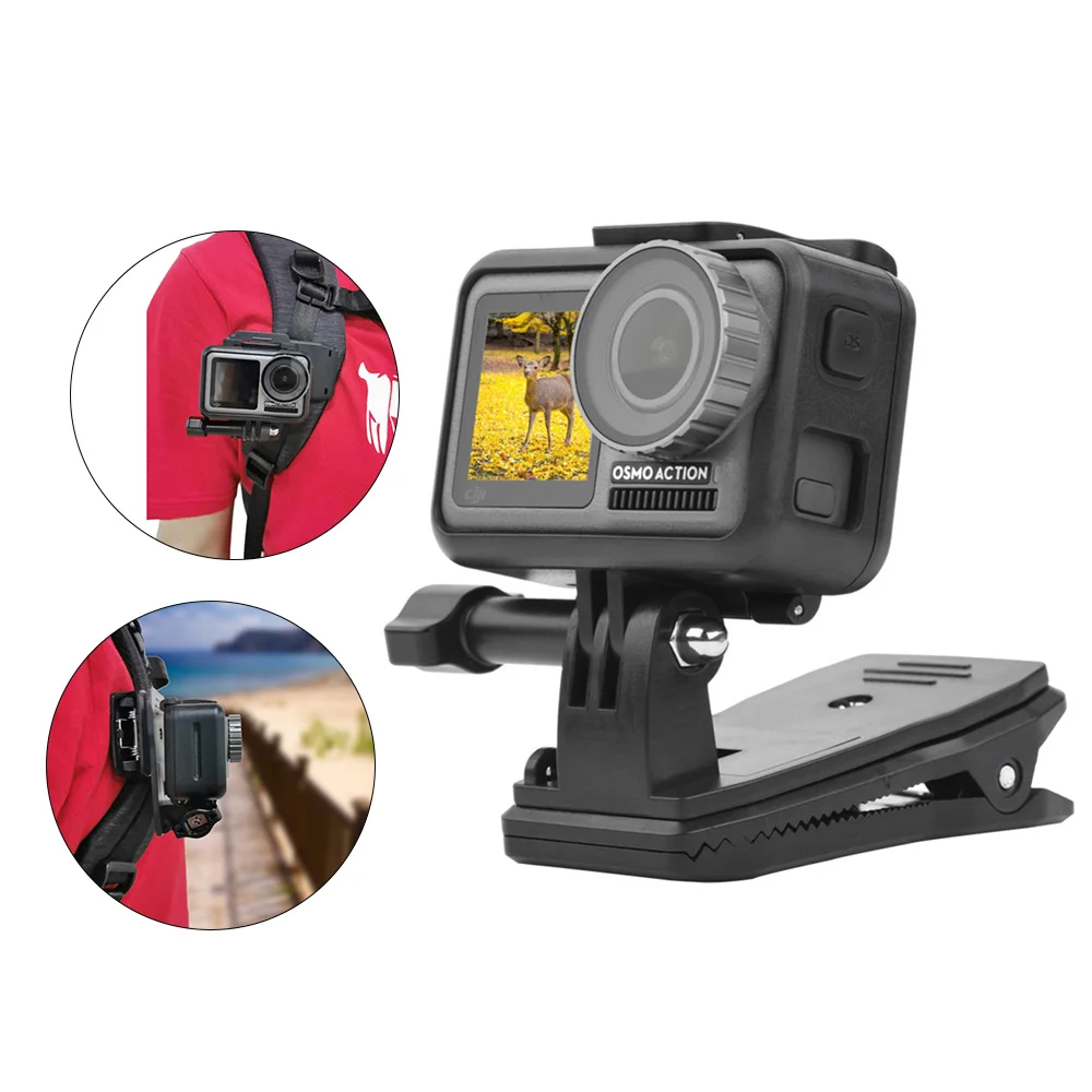 

Backpack Strap Mount Quick Clip Mount Compatible with OSMO ACTION Gopro Hero 6 / 5 / 4 Durable high quality velcro