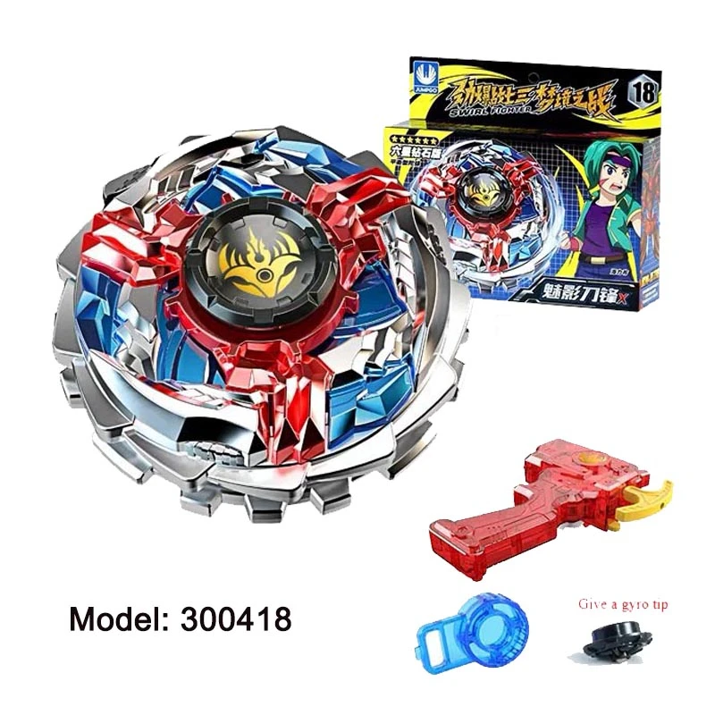 Beyblade Burst Gt 3400-17 King Rifle X однослойный гироскоп Bayblade Metal God Fafnir Top Bey Blade Blades Toy | Игрушки и