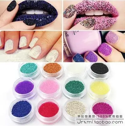 Модные украшение для ногтей лазерные светоотражающие стеклянные бусины с УФ