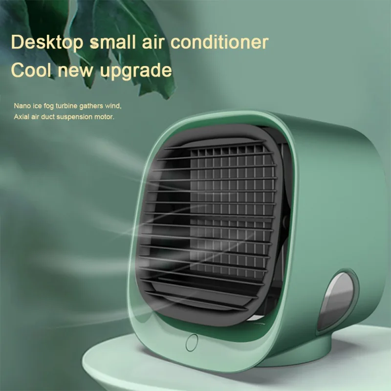 

1PC Portable Evaporative Air Cooler And Air Purification Humidifier Air Conditioner Fan Cooler-pink Summer Outdoor cold Tool